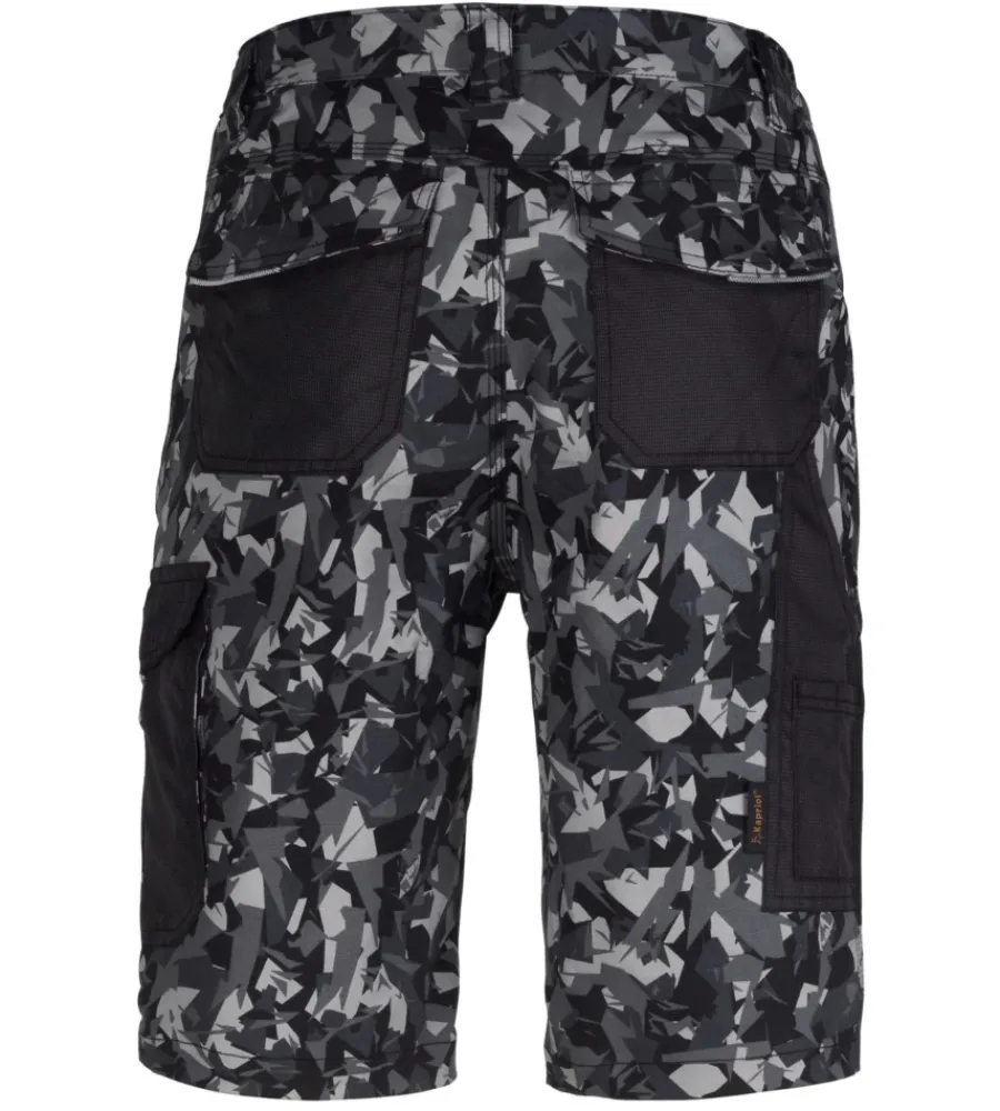 Kapriol Pantaloni|Pantaloni|Pantalone da lavoro corto "tenere pro" camouflage, tg xl