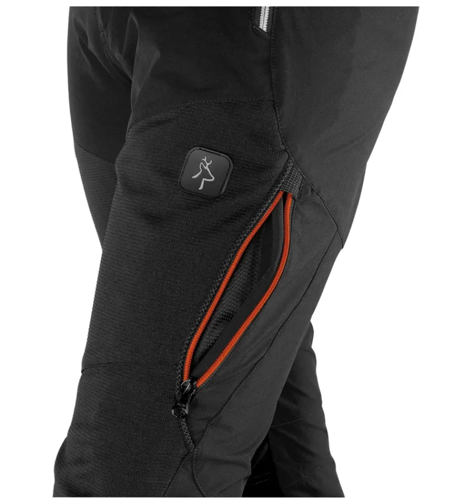 Outlet Pantalone da lavoro "tech" colore nero, tg m Pantaloni|Pantaloni
