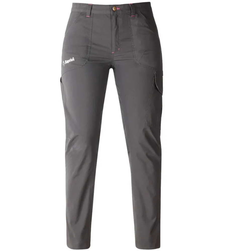 Pantaloni|Pantaloni-Kapriol Pantaloni da lavoro cargo donna grigio, tg m -