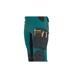 Pantaloni|Pantaloni-Kapriol Pantaloni da lavoro carpenter petrolio/nero, tg xxl -