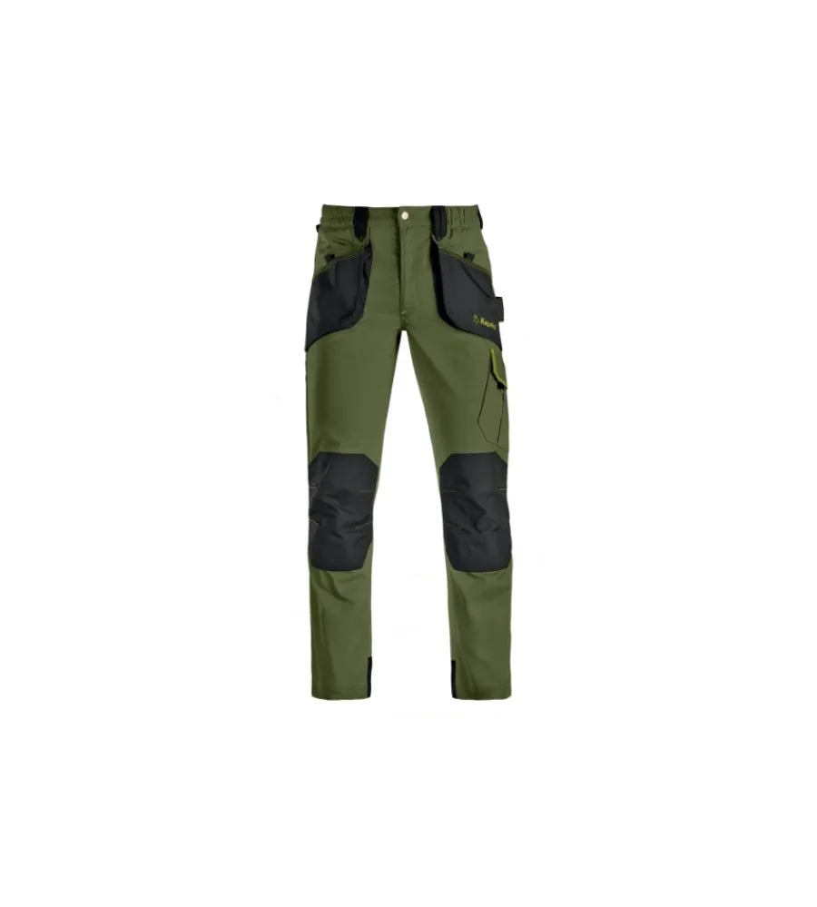 Best Pantaloni da lavoro slick verde/nero, tg m - Pantaloni|Pantaloni