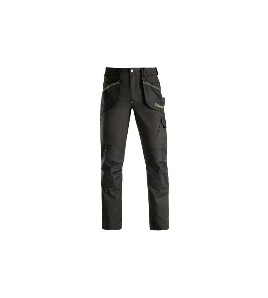 Kapriol Pantaloni|Pantaloni|Pantaloni da lavoro slick nero, tg l -