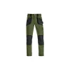 Pantaloni|Pantaloni-Kapriol Pantaloni da lavoro slick verde/nero, tg l -