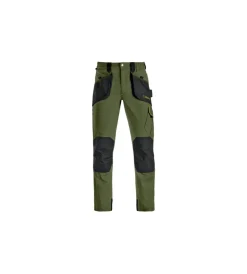 Pantaloni|Pantaloni-Kapriol Pantaloni da lavoro slick verde/nero, tg l -