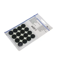 Accessori- Paracolpi adesivi in gomma ø 22 mm. 16 pz.