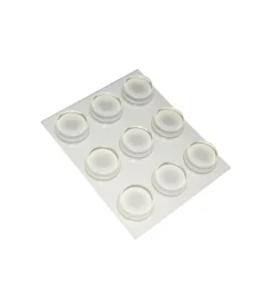 Accessori|Paracolpi adesivi tondi trasparenti ø 20 mm. - spessore 6,2 mm. - 9 pz.