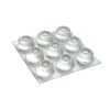 Sale Paracolpi adesivi tondi trasparenti ø 22,3 mm. - spessore 10,1 mm. - 9 pz. Accessori