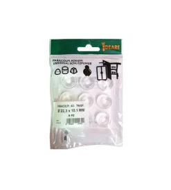 Sale Paracolpi adesivi tondi trasparenti ø 22,3 mm. - spessore 10,1 mm. - 9 pz. Accessori