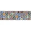 Clearance Paraschizzi adesivo da cucina fantasia "azulejos", 190x60 cm Decorazione Pareti
