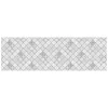 Outlet Paraschizzi adesivo da cucina fantasia "pewter tiles", 190x60 cm Decorazione Pareti