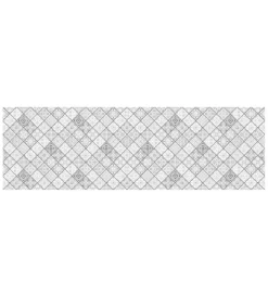 Outlet Paraschizzi adesivo da cucina fantasia "pewter tiles", 190x60 cm Decorazione Pareti