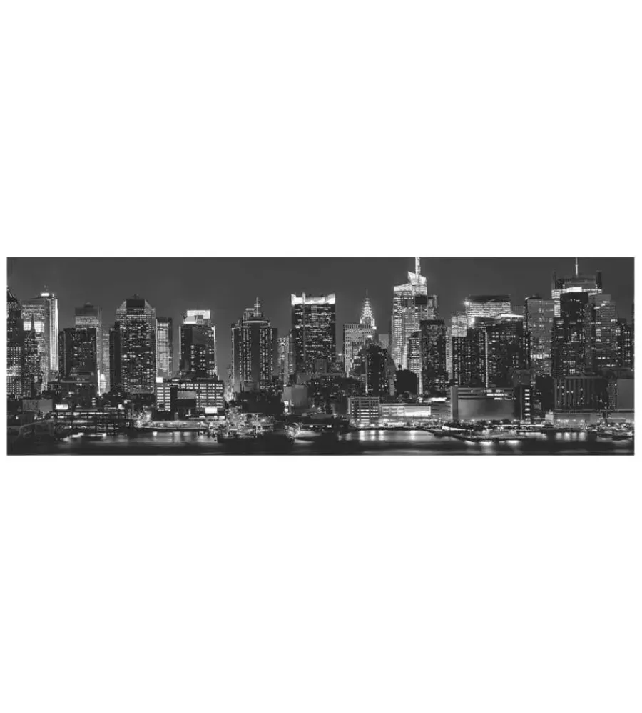 Decorazione Pareti|Paraschizzi adesivo da cucina fantasia "skyline", 190x60 cm