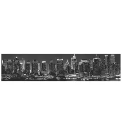 Decorazione Pareti- Paraschizzi adesivo da cucina fantasia "skyline", 260x60 cm