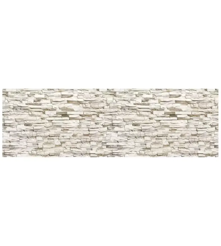 Decorazione Pareti|Paraschizzi adesivo da cucina fantasia "beige stones", 190x60 cm