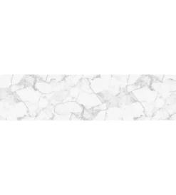 Decorazione Pareti|Paraschizzi adesivo in pvc marmo bianco, 260x60 cm