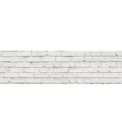 Best Paraschizzi adesivo in pvc mattoni bianchi, 260x60 cm Decorazione Pareti