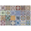 Best Paraschizzi da cucina in alluminio fantasia "azulejos", 72x48 cm Decorazione Pareti