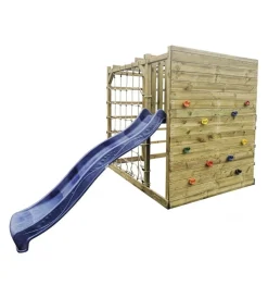 New Parco giochi per bambini in legno "sigma" 377,6x210x185,6cm Giochi E Casette Bimbo