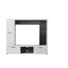 Outlet Parete da soggiorno "siviglia" bianca, 195x35x171 cm Pareti Soggiorno E Porta Tv