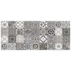 Tessile D'Arredo- Passatoia in vinile "runner" fantasia "azulejos vintage", 120x50 cm