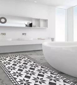 Outlet Passatoia in vinile "runner" fantasia "old style carpet", 120x50 cm Tessile D'Arredo
