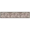 Tessile D'Arredo- Passatoia in vinile "runner" fantasia "hexagonal green tiles", 240x50 cm