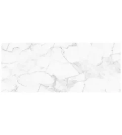 Best Passatoia in vinile "runner" fantasia "white marble", 120x50 cm Tessile D'Arredo