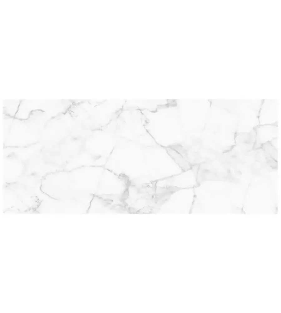 Best Passatoia in vinile "runner" fantasia "white marble", 120x50 cm Tessile D'Arredo