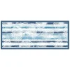 Passatoia in vinile "runner" fantasia "blue tropical", 120x50 cm Tessile D'Arredo