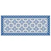 Tessile D'Arredo- Passatoia in vinile "runner" fantasia "tile carpet", 120x50 cm