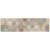 Passatoia in vinile "runner" fantasia "cementine arancioni", 180x50 cm Tessile D'Arredo
