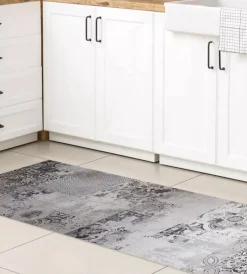 Tessile D'Arredo|Passatoia in vinile "runner" fantasia "whispering stone", 120x50 cm