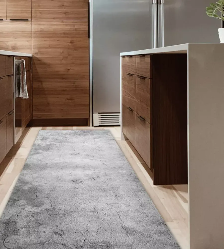 Outlet Passatoia in vinile "runner" fantasia "grunce", 240x50 cm Tessile D'Arredo