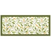 Tessile D'Arredo- Passatoia in vinile "runner" fantasia "emerald ramage", 120x50 cm