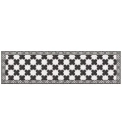 Online Passatoia in vinile "runner" fantasia "marble chess", 180x50 cm Tessile D'Arredo
