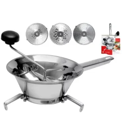 New Passaverdure "rondo" in acciaio inox 24 cm Conservazione Alimenti