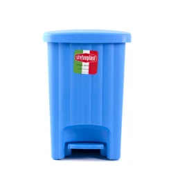 Raccolta Differenziata- Pattumiera  a pedale "margherita" - 20 litri - colore azzurro.