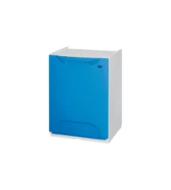 ArtPlast Ordine E Sistemazione|Pattumiera "eco-logico" in polipropilene blu 34x29x47 cm