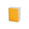 New Pattumiera "eco-logico" in polipropilene giallo 34x29x47 cm Ordine E Sistemazione