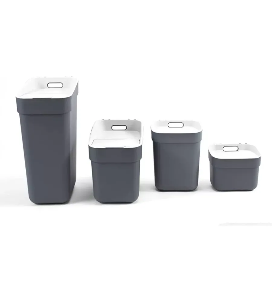 Discount Pattumiera "ready" grigio scuro 5 litri Raccolta Differenziata