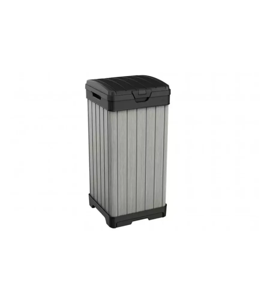 New Pattumiera "rockford waste bin" in duotech - 125 litri 41x41x87,4 cm Raccolta Differenziata