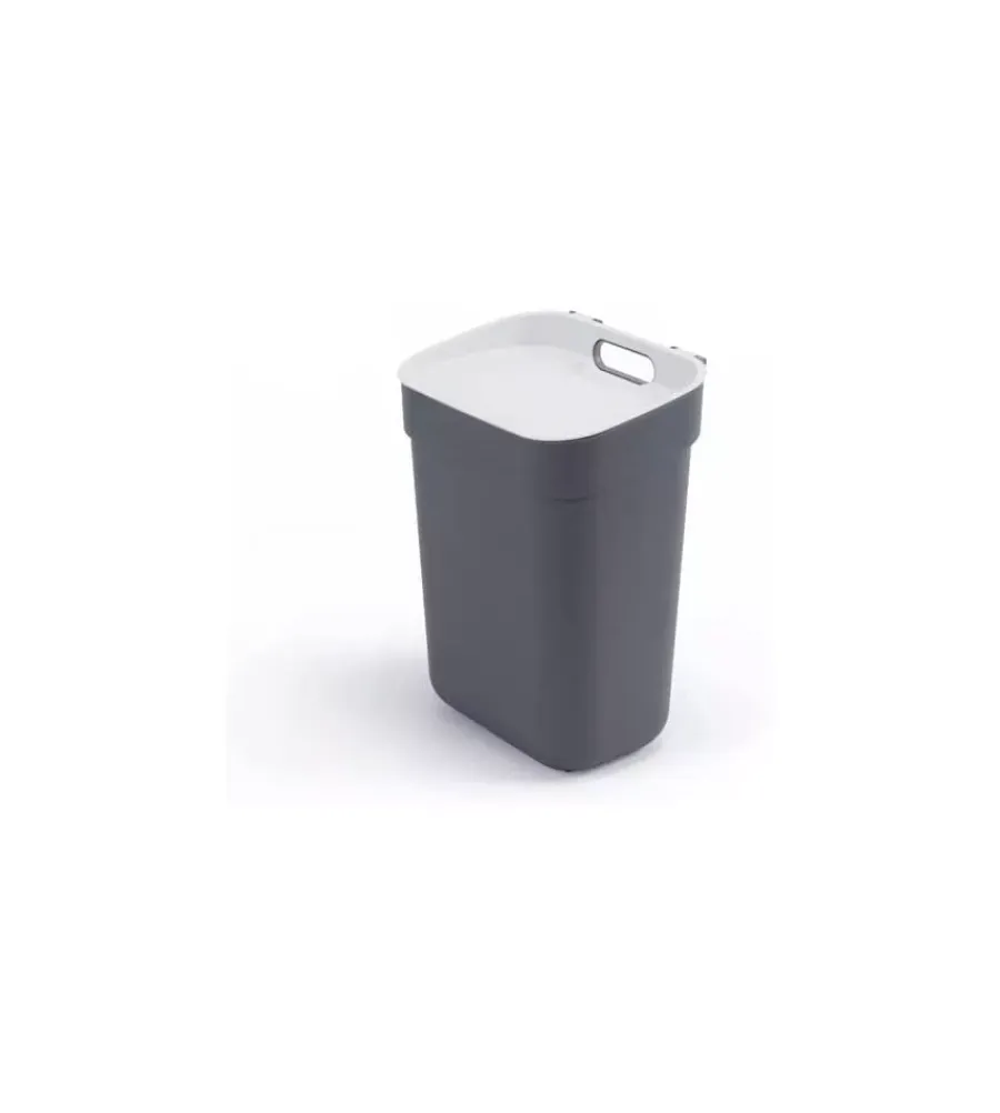 Raccolta Differenziata-Keter Pattumiera "ready" grigio scuro 10 litri