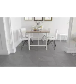 Kimono Porte, Scale E Pavimenti|Pavimento spc 4mm effetto pietra grigio + 1mm tappetino 2,506 m² ac5 linea robust