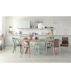Kimono Porte, Scale E Pavimenti|Pavimento spc 4mm rovere bianco +1mm tappetino 2,196 m² ac5 linea robust