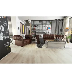 Porte, Scale E Pavimenti-Kimono Pavimento spc 3,5mm rovere grigio +1mm tappettino 2,184 m² ac3 linea light