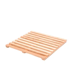 Best Pedana doccia antiscivolo in legno - dim. 60x60 cm Docce E Accessori