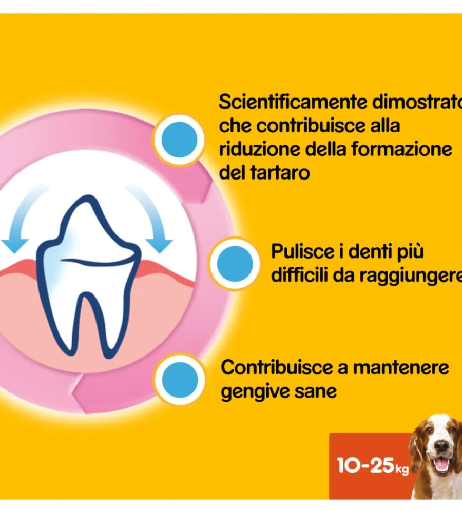 Stick-Pedigree - dentastix snack igiene orale medium, 56 pz