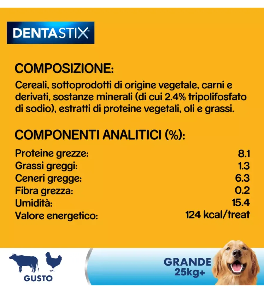 Stick-Pedigree - dentastix snack igiene orale large, 42 pz