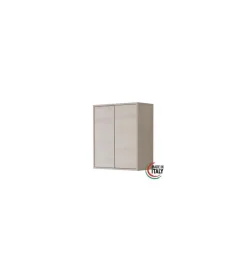 Clearance Pensile 2 ante rovere chiaro, 60x72x30 cm Mobiletti Multiuso