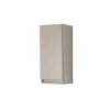 Outlet Pensile sospeso tortora con 1 anta e 2 ripiani, 30x69x25cm Mobiletti Multiuso